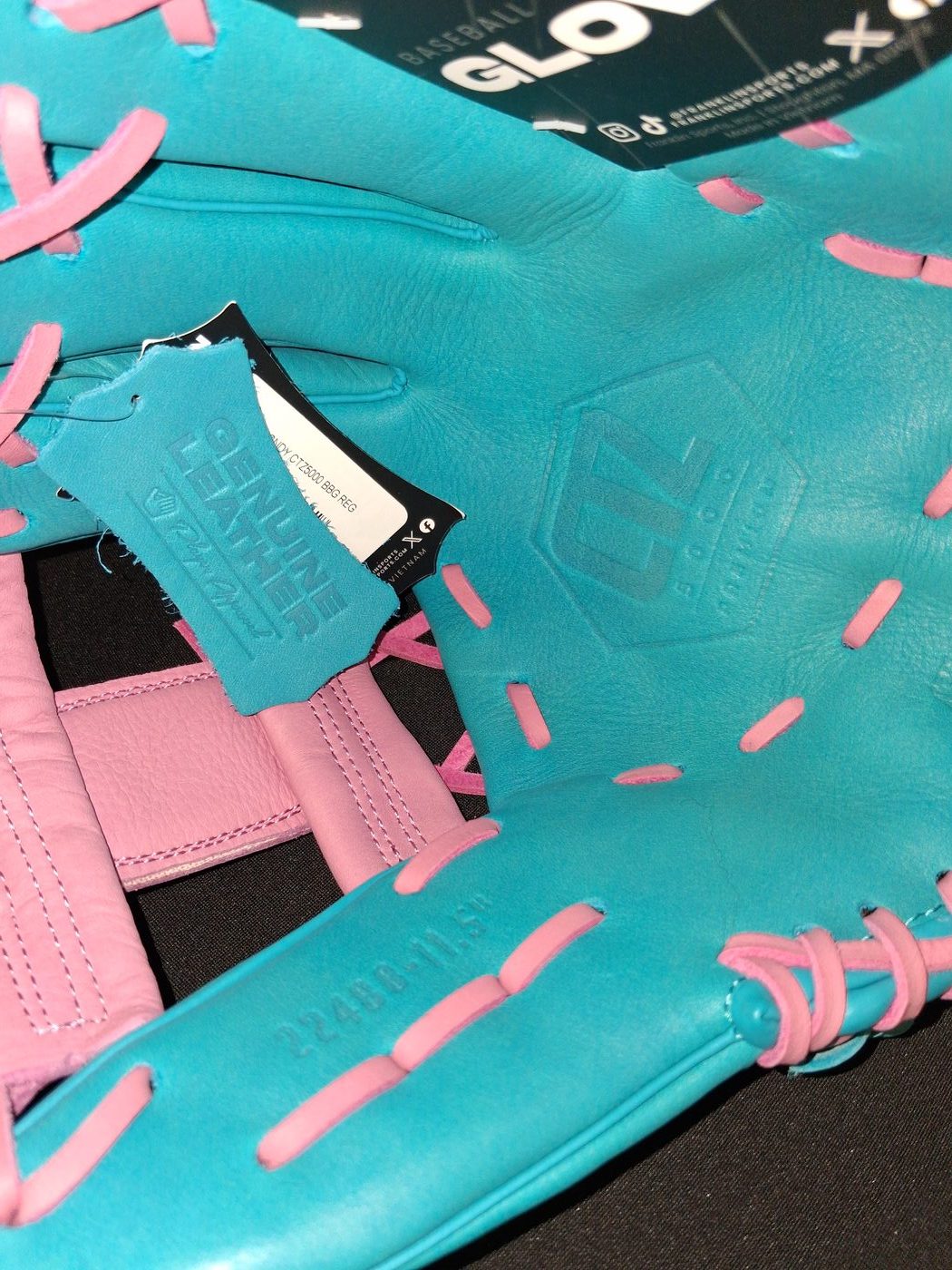 Franklin CTZ5000 palm and size stamp