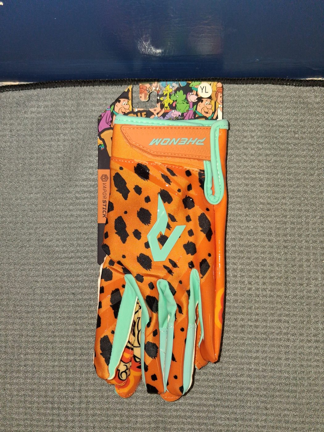 Phenom The Flintstones Football Gloves