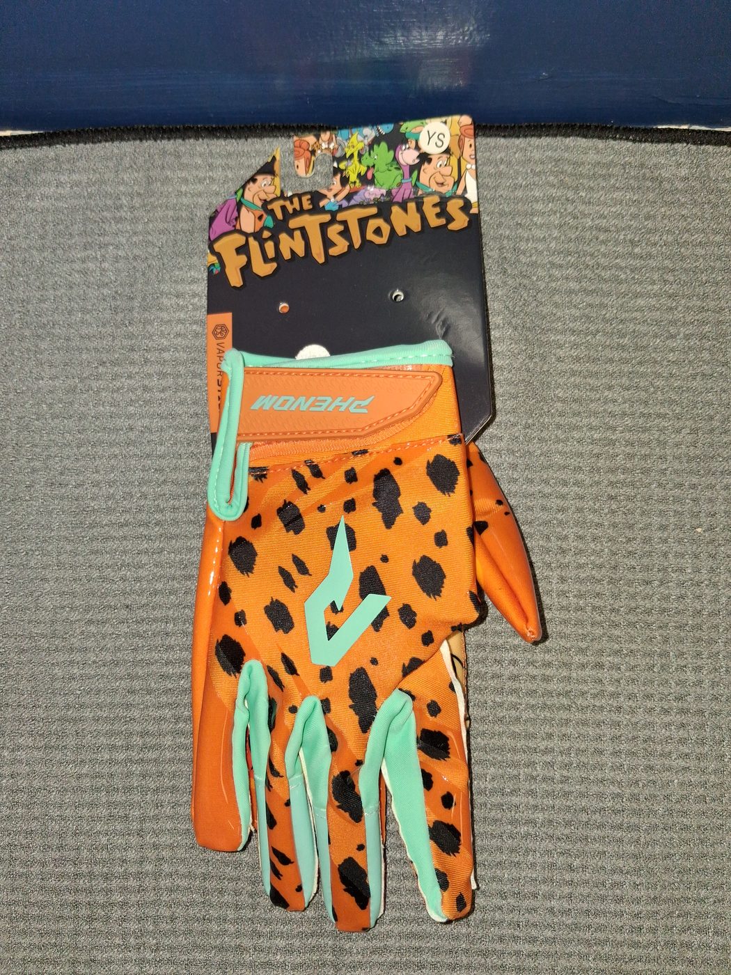 Phenom The Flintstones Football Gloves
