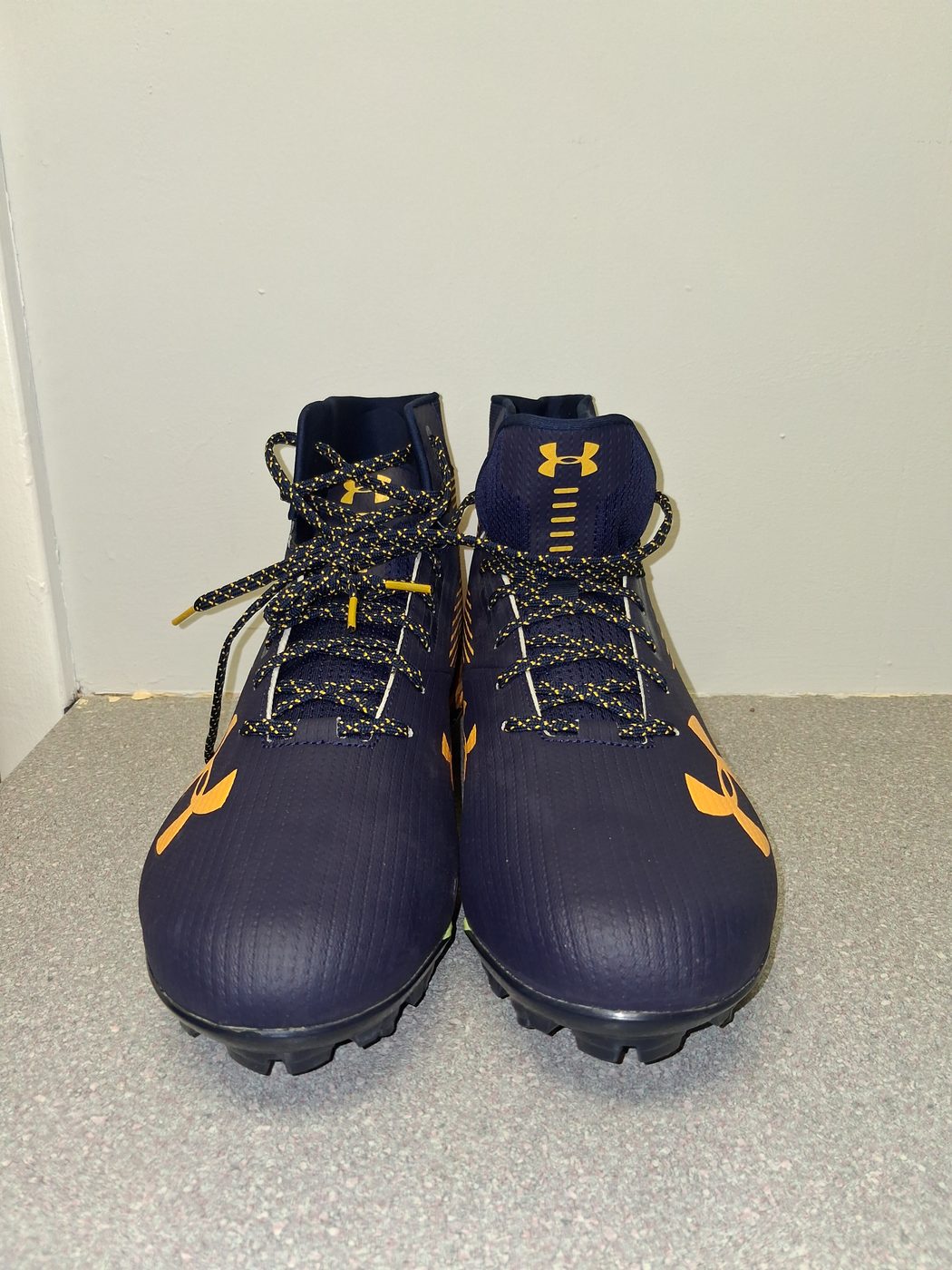 Under Armour Football Cleats, front