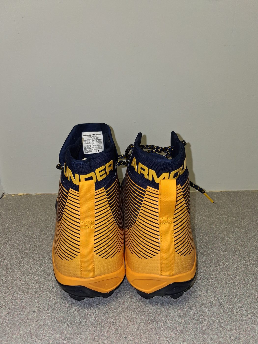 Under Armour Football Cleats, heel