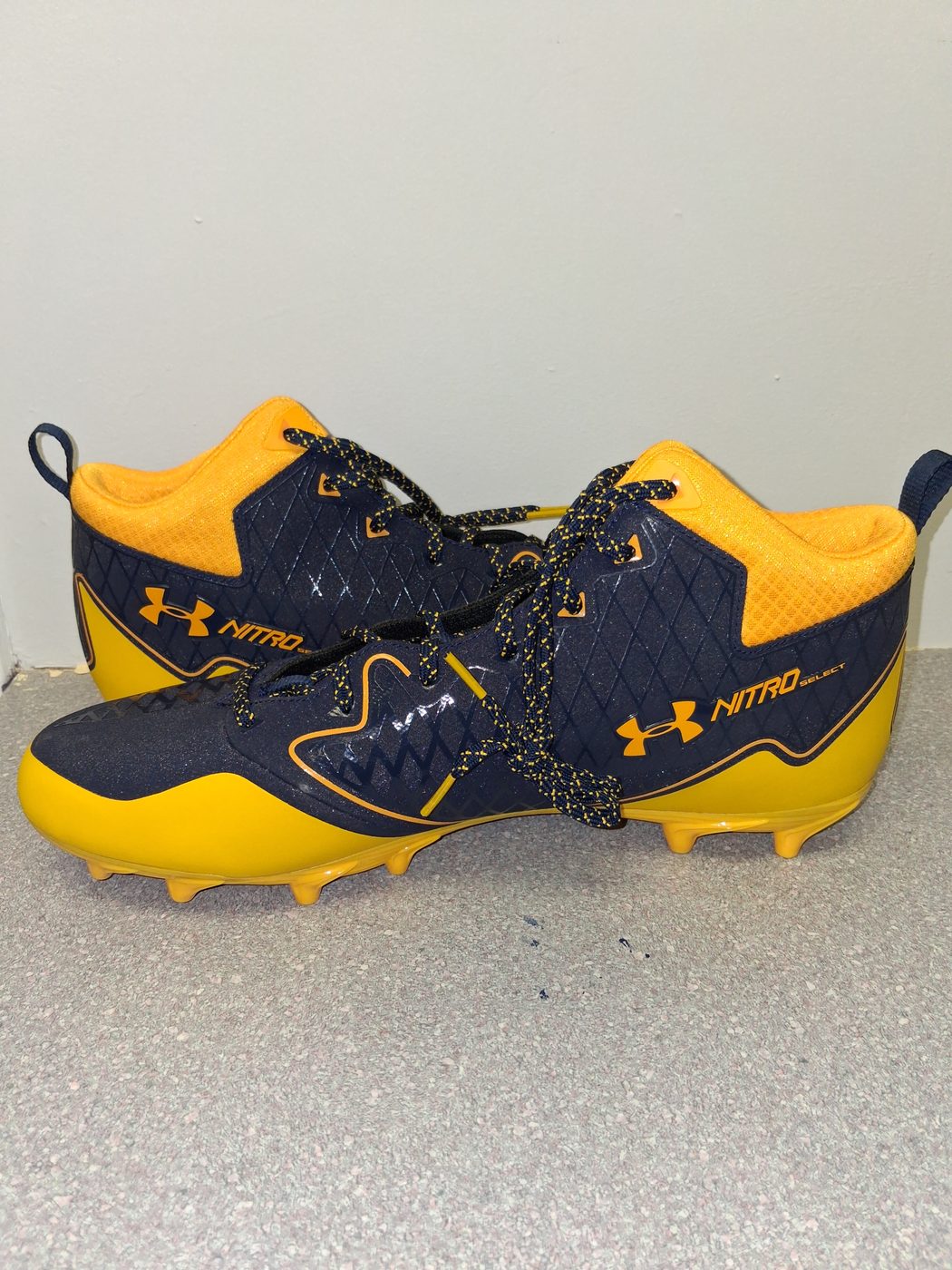 Under Armour Nitro Football Cleats, side