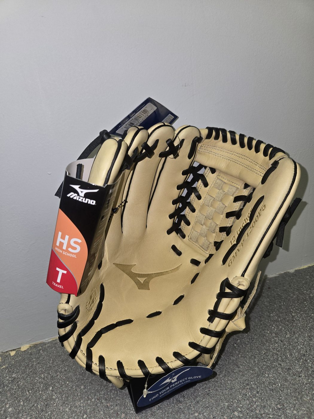 Mizuno MVP Prime 12" Pitcher Glove, palm