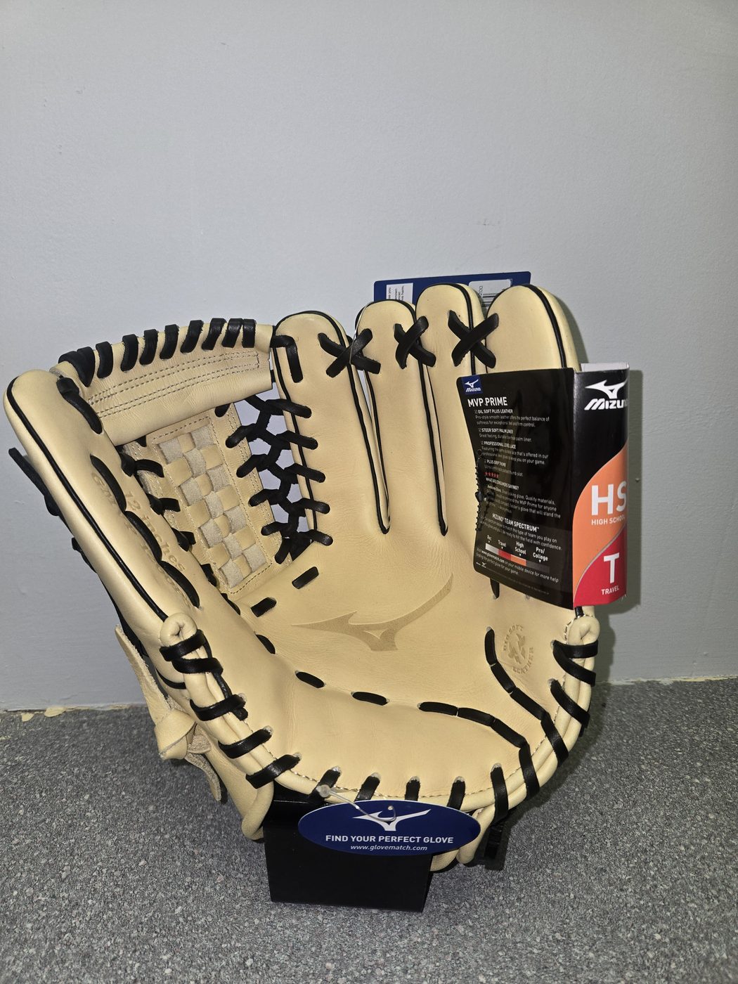 Mizuno MVP Prime 12" Pitcher Glove, palm