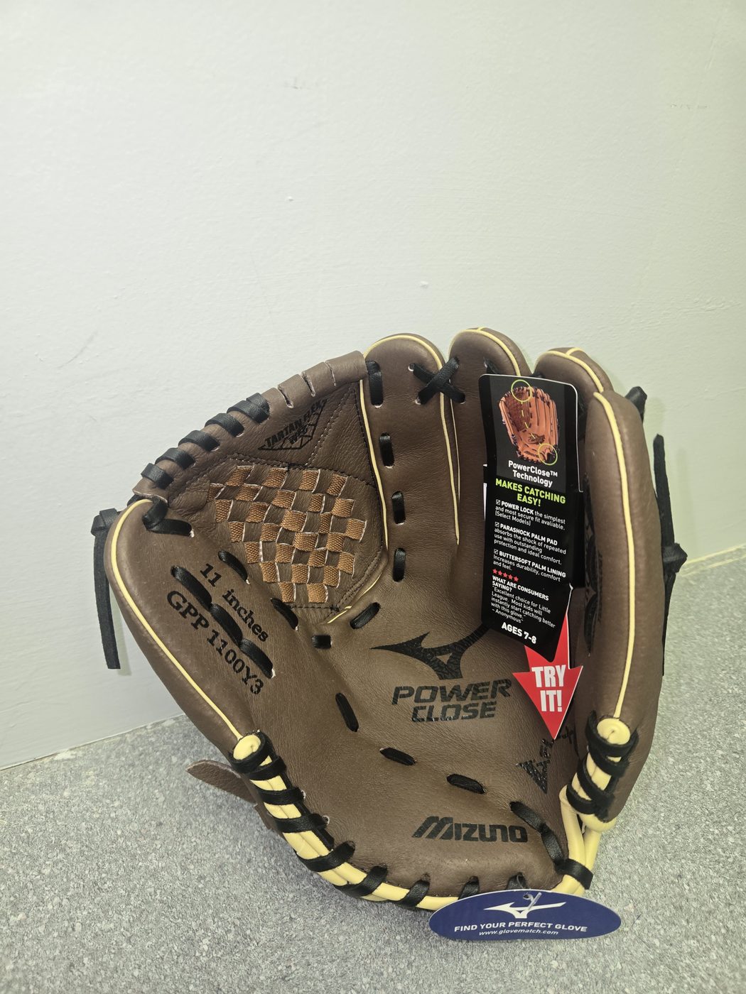 Mizuno Prospect 11" Glove, palm