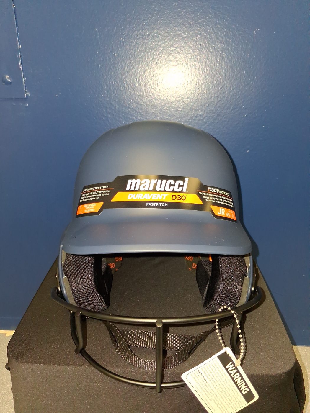 Marucci Duravent D3O Fastpitch Helmet, Navy
