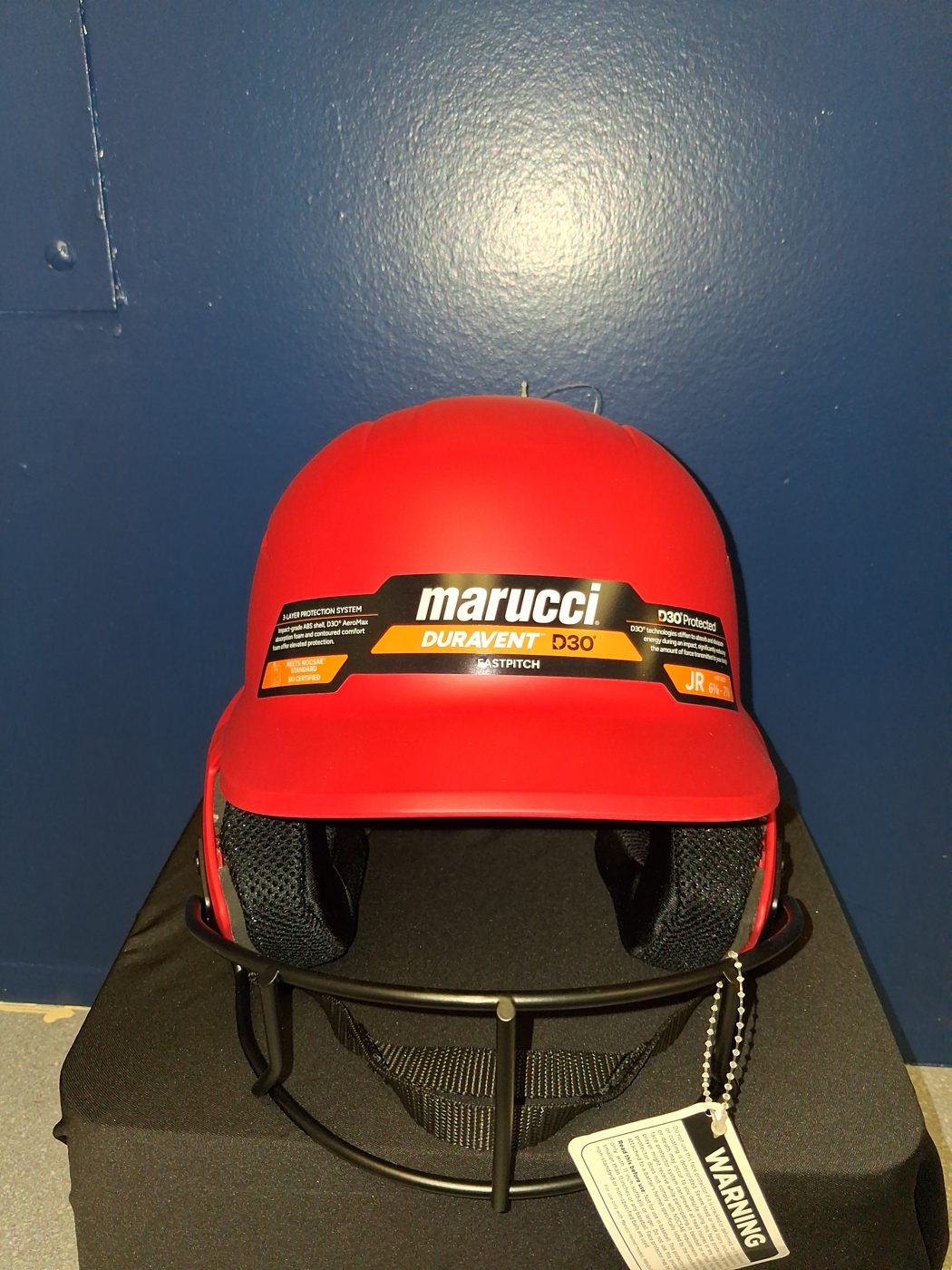 Marucci Duravent D3O Fastpitch Helmet, Red