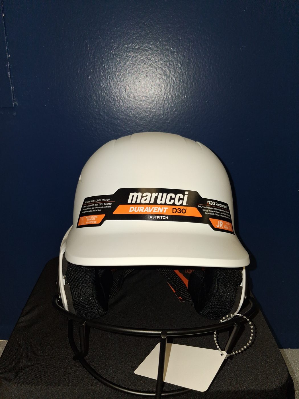 Marucci Duravent D3O Fastpitch Helmet, White