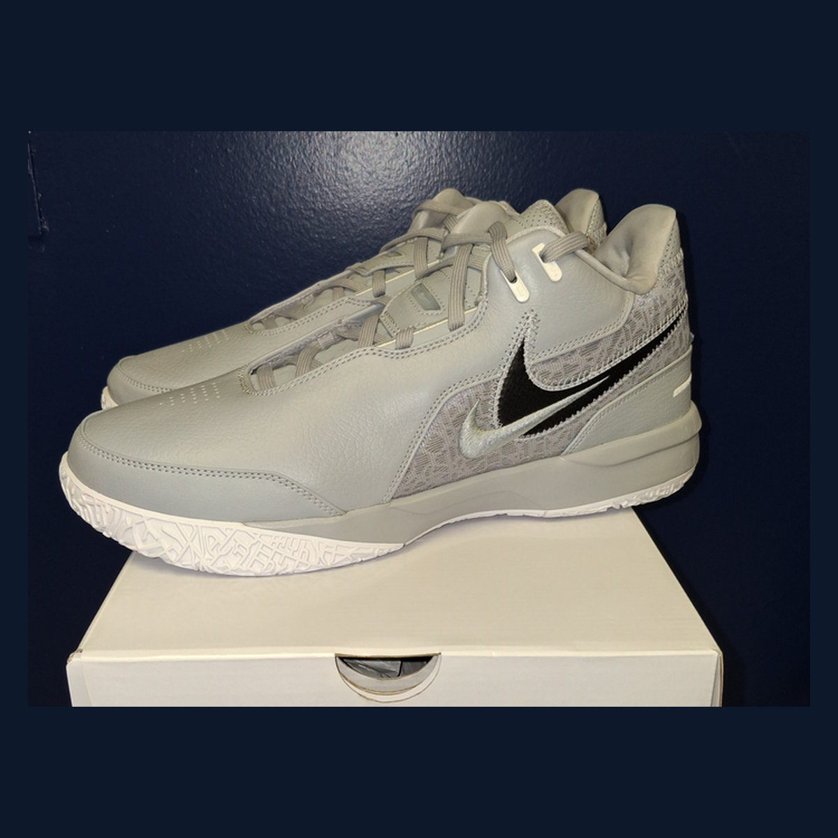 Grey Nike LeBrons